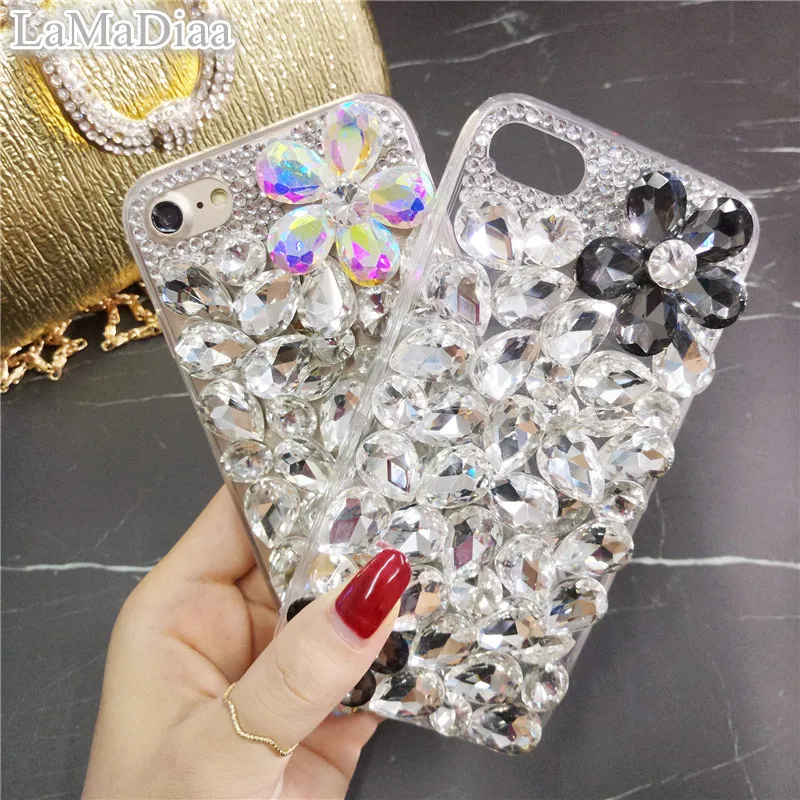 

Mobile Phone Bag 3D Bling Case Crystal Diamond Rhinestone Cover Case For iPhone 11 Pro MAX X XS MAX XR 6 6S 6Plus 7 8 Plus Case