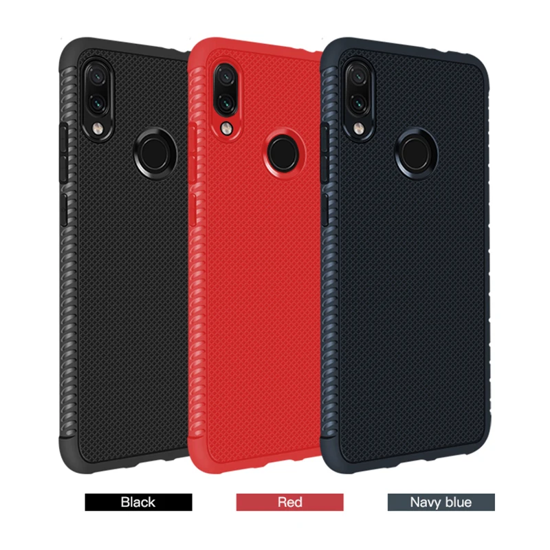 

Anti-Drop Phone Case For Xiaomi Mi A2 lite For Redmi Note 6 pro 6A 6X Non-slip Cover for Note 7 Pro Soft Silicone TPU Shell Capa
