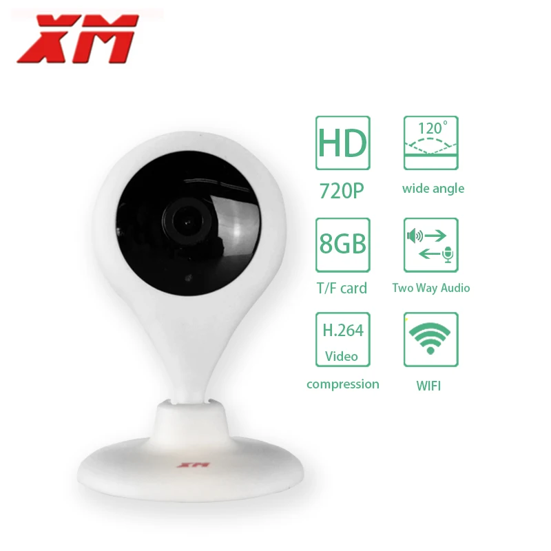 HD IP Camera With Remote Controller Wifi Smart Baby Monitor Network CCTV Security Camera Home Protection Cam 720P