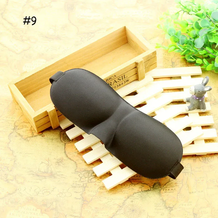 Viagem do Sono Máscara de Olho Lote Portátil Resto Eye Aid Máscara Case Capa Mole Venda Eyeshade Dormir Remendo Quente Mr006 20 Pçs - 3d 10 Mole venda Eyeshade Dormir Máscara de Olho Remendo Quente MR006