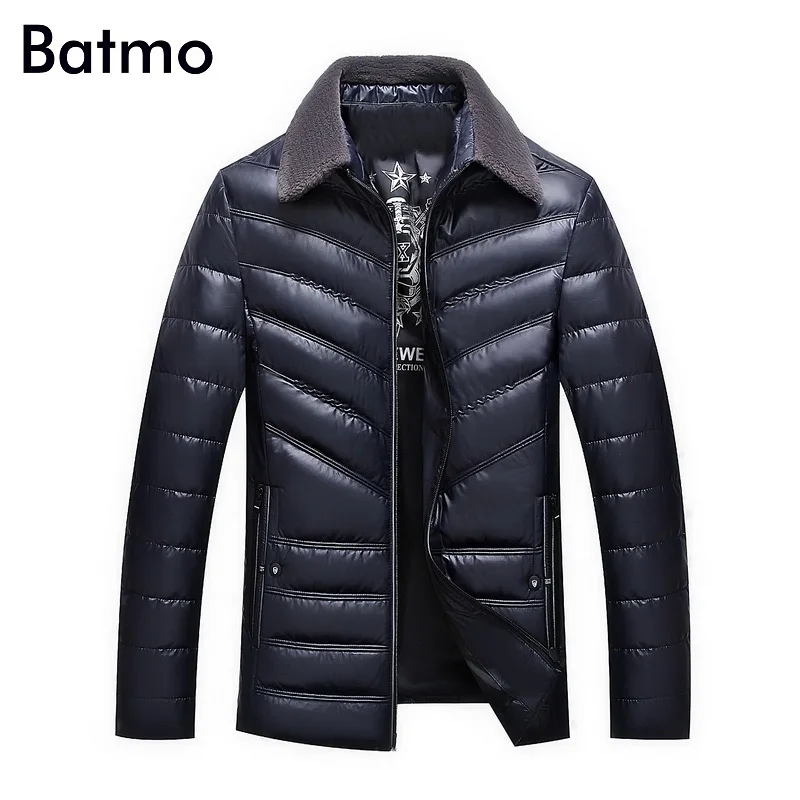 

Batmo 2018 new arrival high quality 90% white duck down jacket men,wine winter coat,Windproof, waterproof 6509