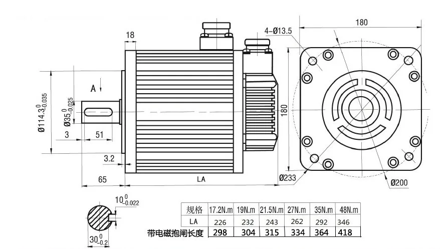 Высокой мощности для серводвигателей c 180ST M48015 7.5KW Серводвигатель 48N. M 380V 7500 Вт серводвигатель