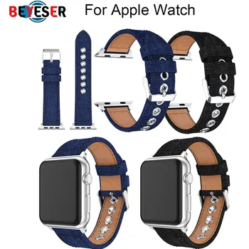 

Band For Apple Watch Series 3/2/1 38MM 42MM Nylon Soft Breathable Replacement Strap Sport Loop for iwatch series 4 40MM 44MM