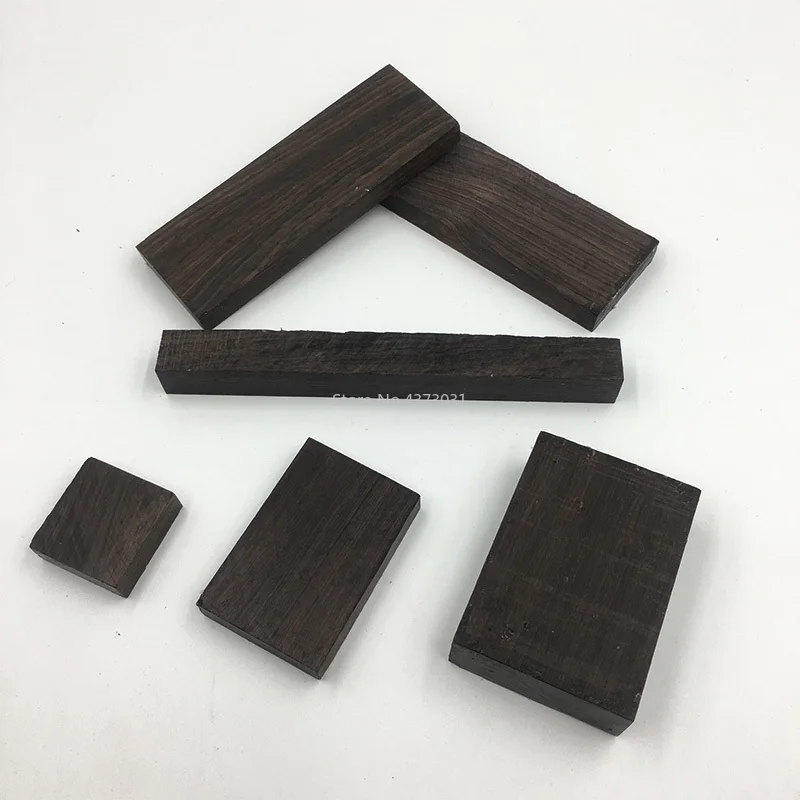 1 шт. DIY материал ручки ножа из черного дерева фиолетовые сандаловые деревянные на