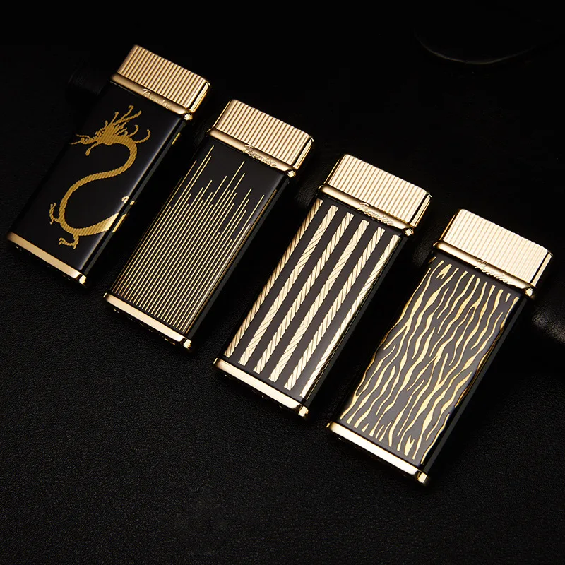 10pcs/lot New Good quality Butane windproof lighter with box gadgets