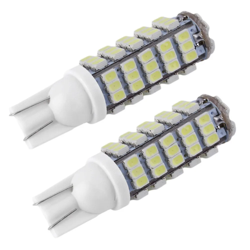 2 шт. T10 LED 1206 5 Вт Canbus 68 SMD Светодиодные Автомобильные интерьерные лампы свет ширина