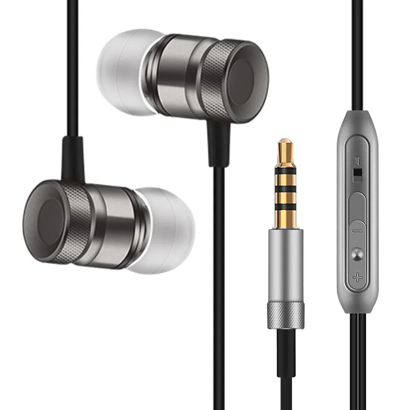 

Professional Earphone Metal Heavy Bass Music Earpiece for Huawei Honor 4c 4X 5C 5X 6 7 8 6X fone de ouvido