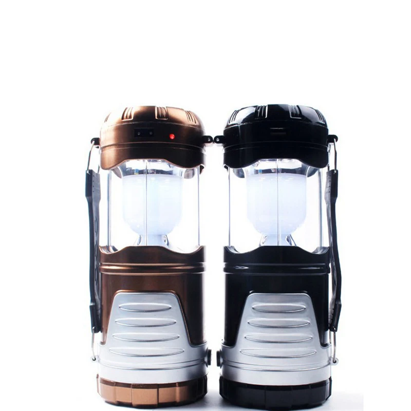 

LED Camping Hand Lantern Solar Energy & USB Charging Flashlights Household Emergency Lighting Lamp Outdoor Handed Searchlight