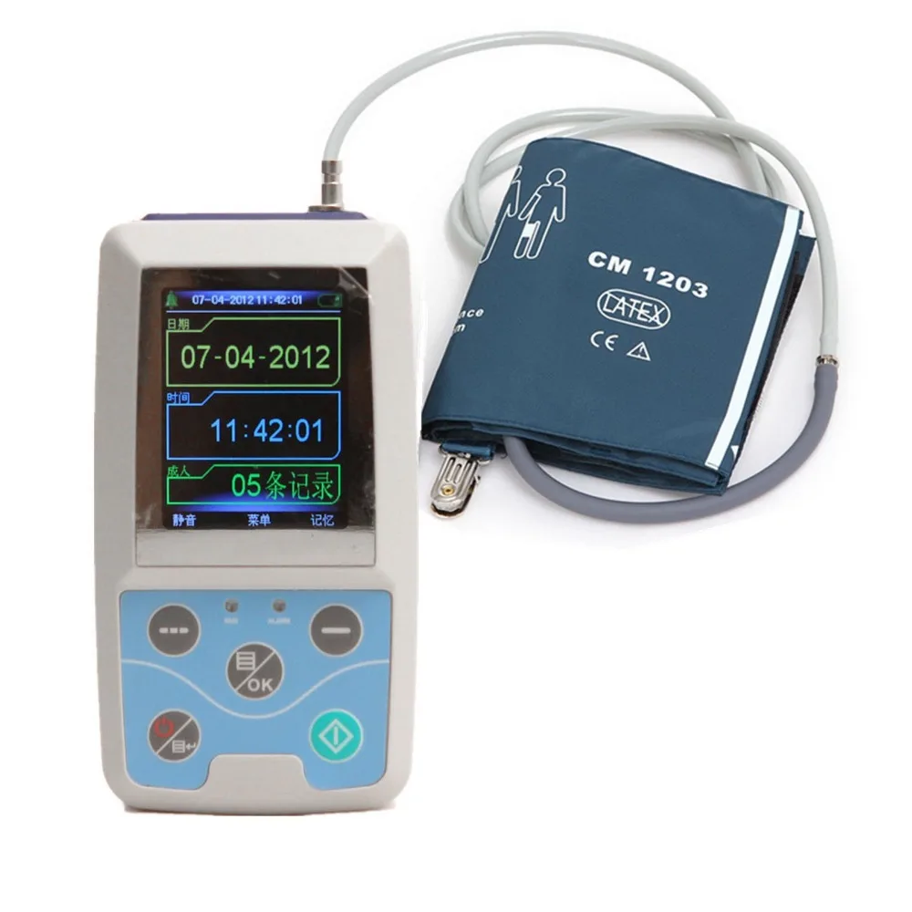 ABPM50 24 hours Ambulatory Blood Pressure Monitor Holter ABPM Holter BP Monitor with software contec