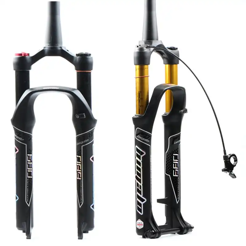 120mm Air Fork 26 27.5 29/" Suspension Fork Quick Release MTB Bike Straight Fork