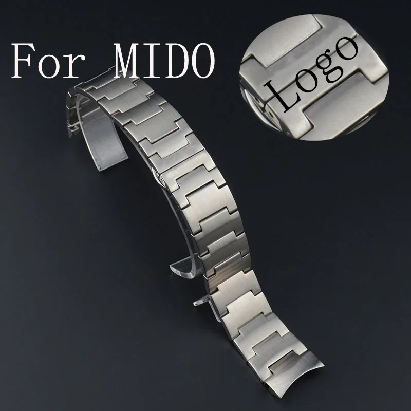 

Luxury Band,Silver 20mmStainless Steel Mesh Watch Strap Watchband With Fold over clasp For MID O With Original Logo,Free Shiping