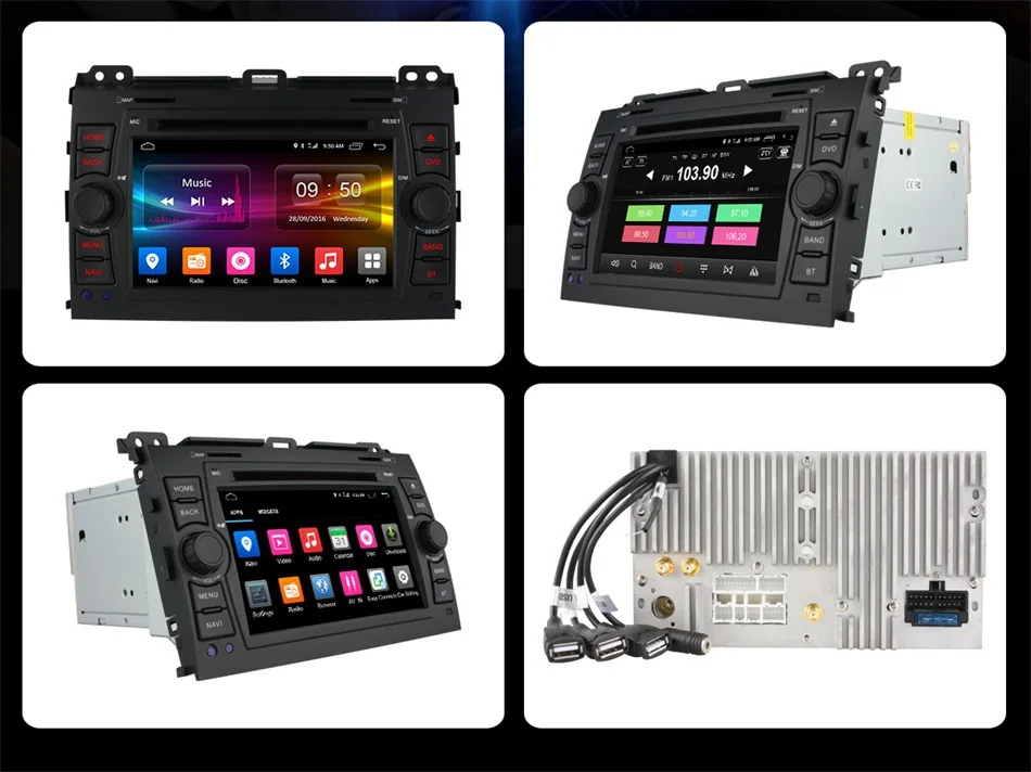 Best Ownice C500 4G SIM LTE Car DVD for Toyota Prado Land Cruiser 120 2002 - 2009 Android 6.0 Octa 8 Core 2G RAM 32G ROM Radio GPS BT 22