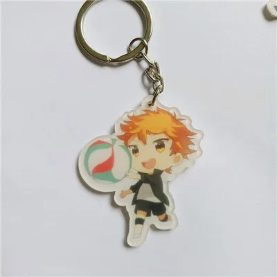 1 шт. аниме Haikyu Nekoma старшеклассница волейбол Kozume Kenma Kiyoko кулон брелок для ключей Portachiavi kulcstarto - Цвет: 2