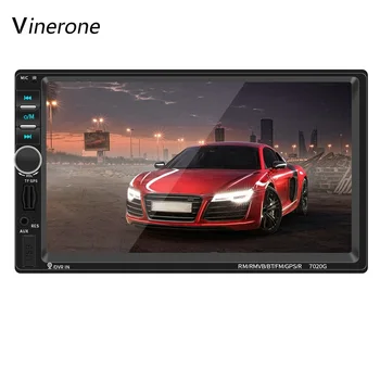 

2 DIN 7'' 1080P Car Radio Bluetooth Touch Screen GPS Navigation With Remote Control Rearview Camera Car Video Player Car Audio