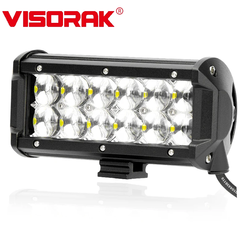 

VISORAK 5D 6.5" 60w 12v 24v LED Light Bar IP68 Spot LED Work Light Bar For Offroad 4WD 4x4 Tractor Boat Truck SUV ATV LED Bar