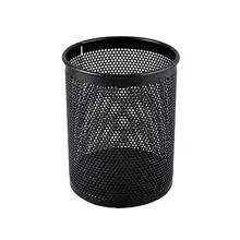 8,4 см диаметр цилиндрической формы сетки дизайн металлическая ручка Линейка Карандаш держатель черный