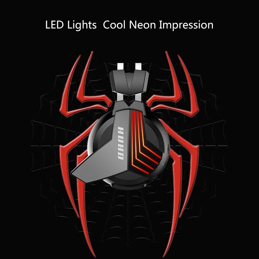 Продажа Высокотехнологичная Беспроводная 7,1 объемная звуковая USB стерео игровая гарнитура над ухом шумоизолирующие светодиодные мониторные наушн...