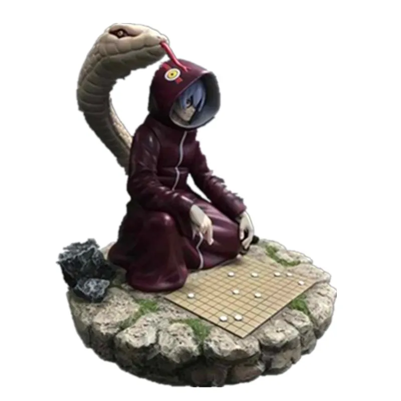 Naruto Medical Ninja Yakushi Kabuto Play Chess Scenes GK Resin Statue Action Figure Collection Model Toy X718