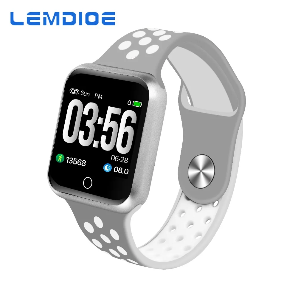 

LEMDIOE S226 Smart Watch Men Women Android Smart Watch Sport Modes Bluetooth IP67 Waterproof Heart Rate Monitor Blood Pressure