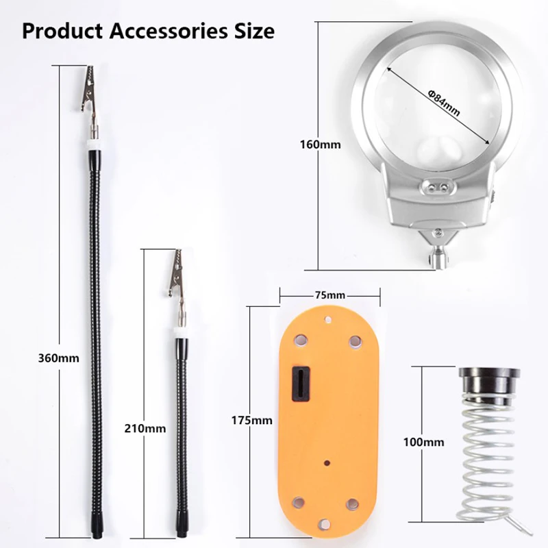 Третий ручной держатель для пайки печатных плат инструмент Quad Arms Led увеличительная помощь руки ремесла Ювелирные изделия хобби мастерской