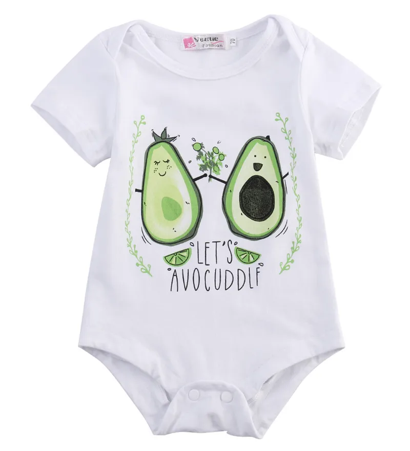Newborn Kids Baby Boy Girl Infant Fruit Romper Jumpsuit Bodysuit Clothes Outfit