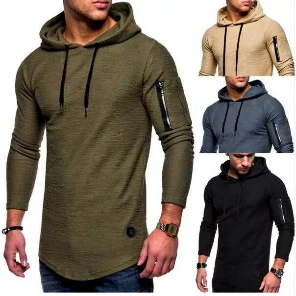 

Men tshirt long sleeve Autumn Winter Casual Zipper T-shirt Solid Pullover Sweatshirt men shirt hoodie Coats Outerwear Shirt O.4