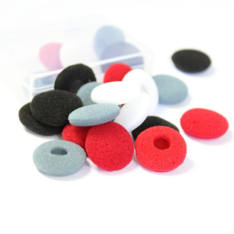 

Wooeasy 8 pair(16 pcs) Imports Ear Cotton Sponge Earmuffs Ear Cotton For Earbuds Earphone Earplug For VE Monks Free Shipping