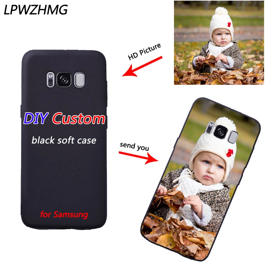 

LPWZHMG Custom Logo Photo Soft TPU Case For Samsung Galaxy S6 S7 edge S8 Plus S9 Plus C5 C7 C8 Customized DIY Print Back Cover