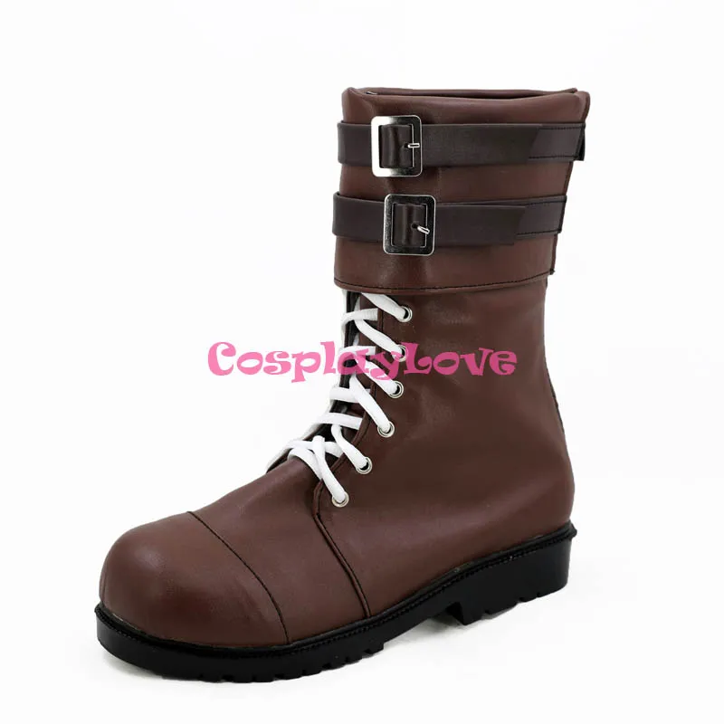 Girls Frontline Saiga12 Brown Cosplay Shoes Boots Custom Made For Hallowee Christmas CosplayLove (1)