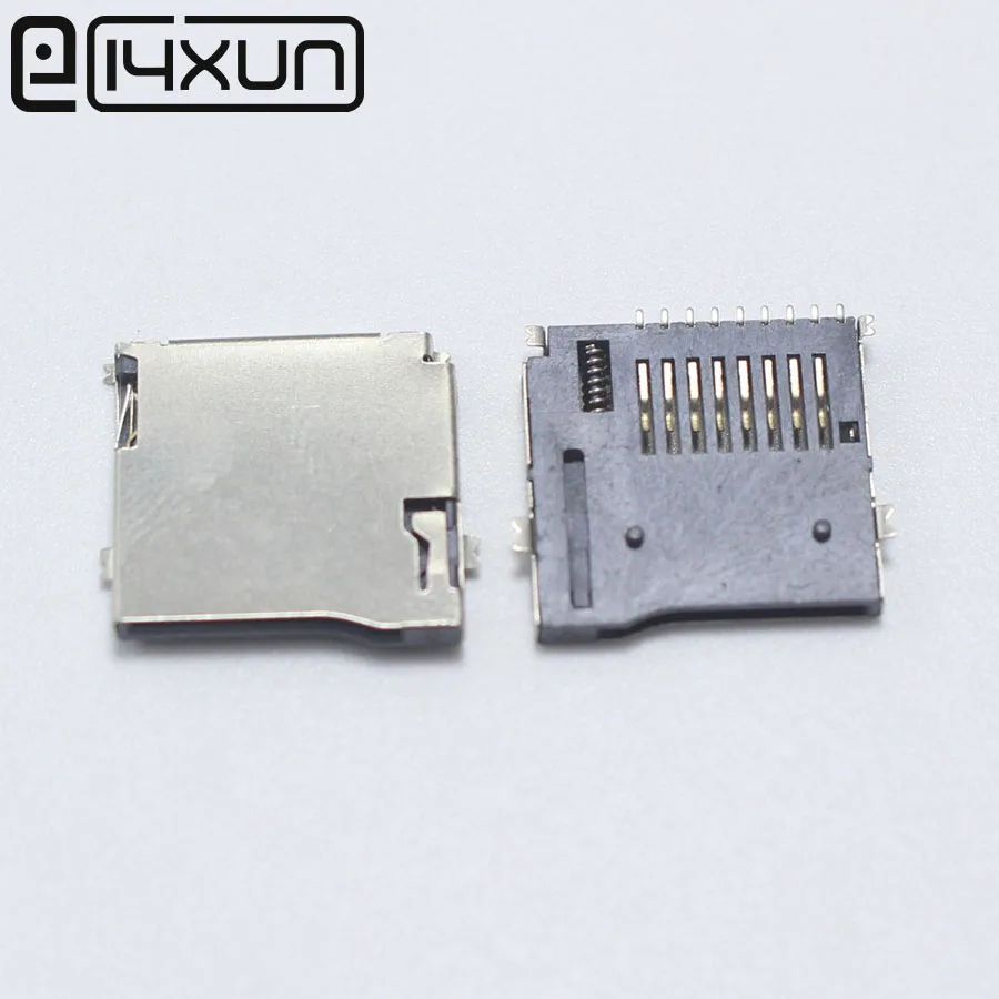 10pcs/lot 9pin Micro SD card slot connectors, size 14*15mm TF card deck