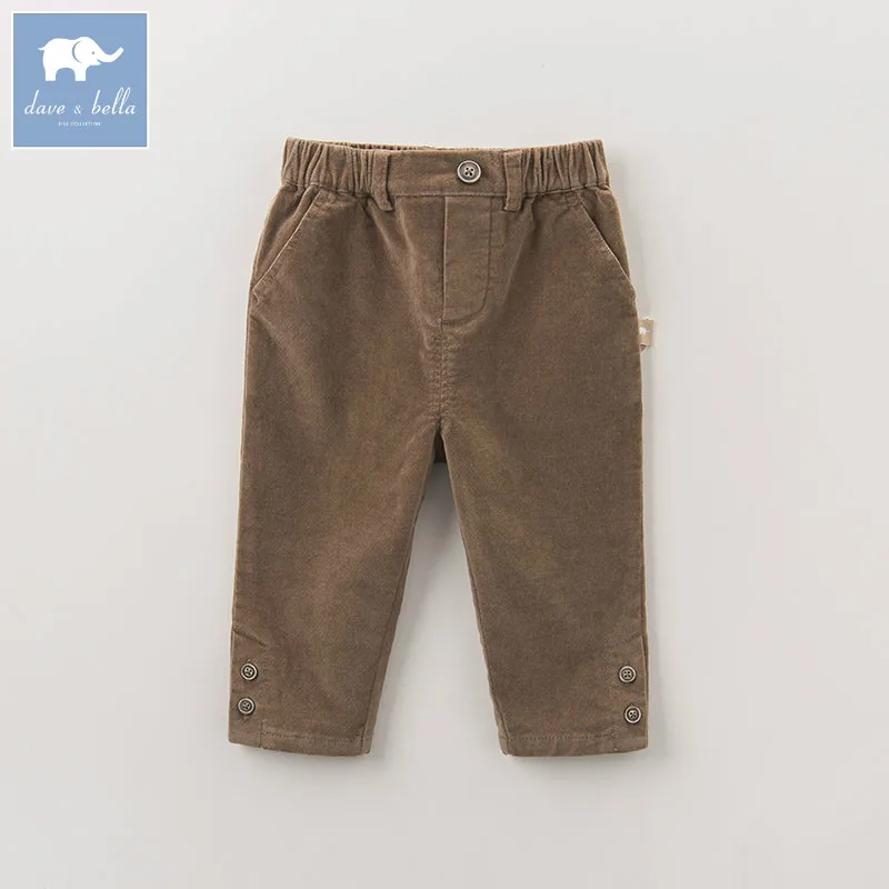 

DB6165 dave bella autumn infant baby boys full length fashion pants children toddler trousers