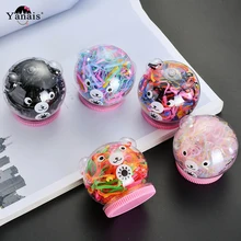 200pcs/box Basic Elastic Silicone Hair Bands Rubber Hairband Headband Women Kids Rezinochki TPU Hair Ties Accessories