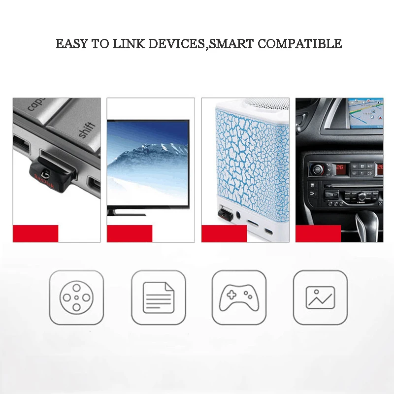 USB флеш накопитель SanDisk на 16/32/64 ГБ 2 0|USB флэш-накопители| |