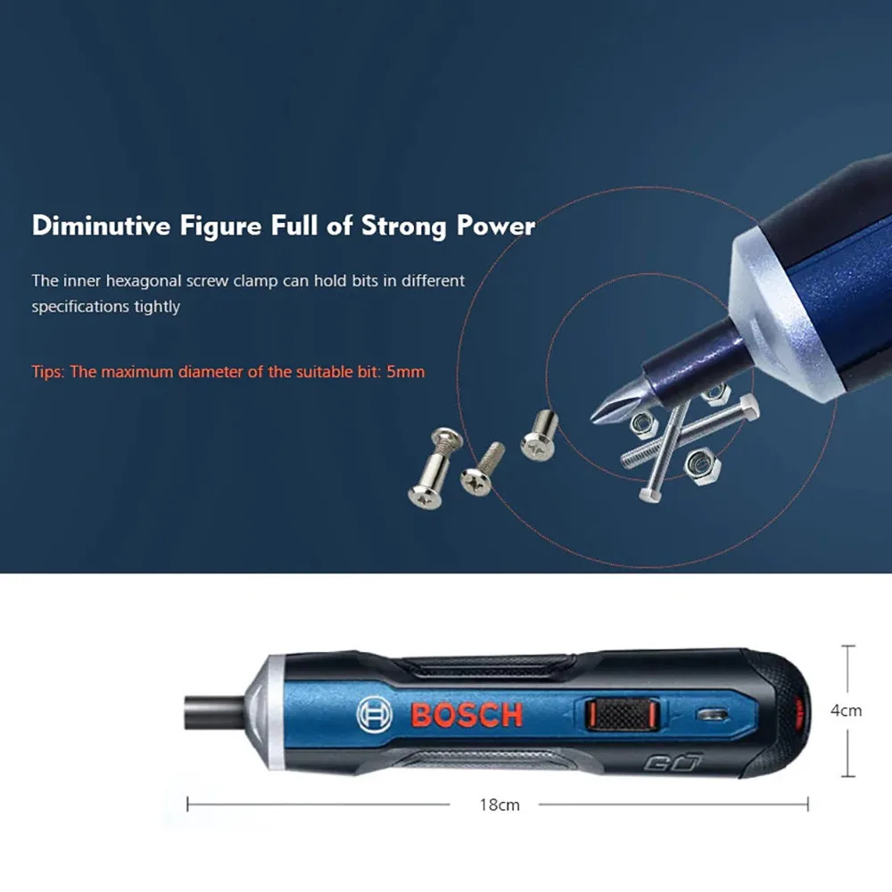 

Power Tool Accessories For Bosch Go 3.6V Smart Cordless Screwdriver Top Quality Product