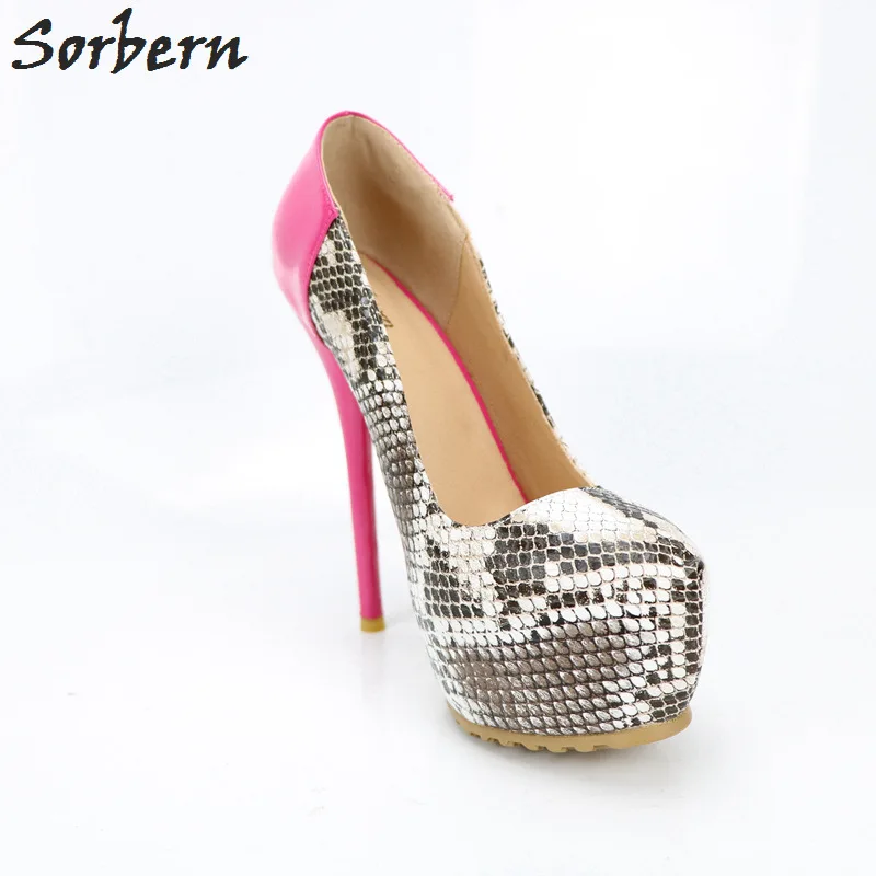 light peach pumps