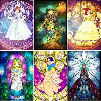 

5d diy Diamond Painting cross stitch Snow White full square diamond embroidery diamond mosaic home decor Friend gift
