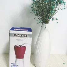 1 шт. портативная ручная кофемолка, кофейная мельница, моющаяся, уникальный дизайн, ceamic core с высоким качеством