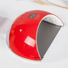 Умная лампа для ногтей, портативный УФ-светодиодный светильник, умный датчик, Сушилка для ногтей, 48 Вт, с 21 шт., светодиодный бисер, двойной источник света, высокое качество