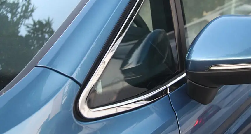 12 шт. декоративные накладки на окна из нержавеющей стали для Volkswagen Touran L