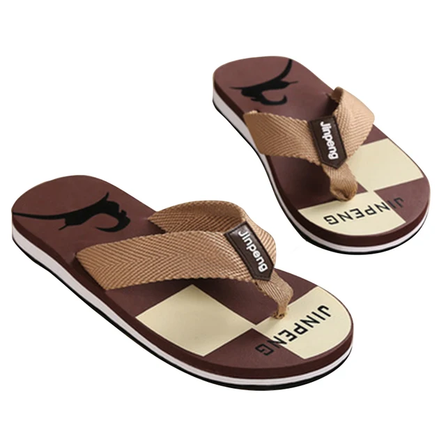 Zapatillas Hombre New Rushed 2018 Summer Fashion Men's Flip Flops Beach Sandals for Men Flat Slippers Non-slip Shoes Pantufa 53