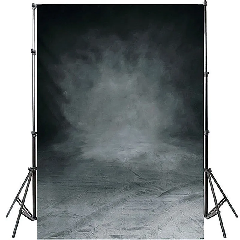 1pc 5X7ft Vinyl Photography Background Computer Printing Black Grey Photography Backdrops for Photo Studio Mayitr