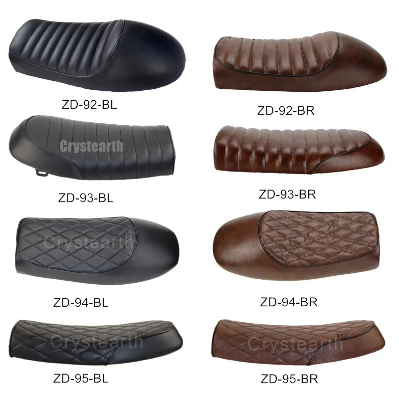 

Universal Motorcycle Vintage Retro Cafe Racer Seat For Honda CL CB125S CB200 CB350 CB400 CB550 CB750 Kawasaki KZ GN SR400 SR600