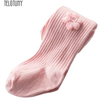 TELOTUNY/детские трусики-шланг для маленьких девочек, чулки колготки в полоску с цветочным рисунком, штаны, штаны, одежда, штаны, модные NOV16