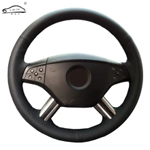 Car steering wheel braid for Mercedes Benz M-Class ML350 ML500 2005 2006 GL-Class GL450 2006-2009/Custom Steering-Wheel Cover