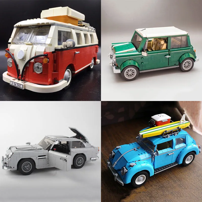 

Legoing Creator Lepin Technic 21001 21003 21045 21046 21047 London Bus Martin Compatible 10220 10242 10265 Blocks Toys