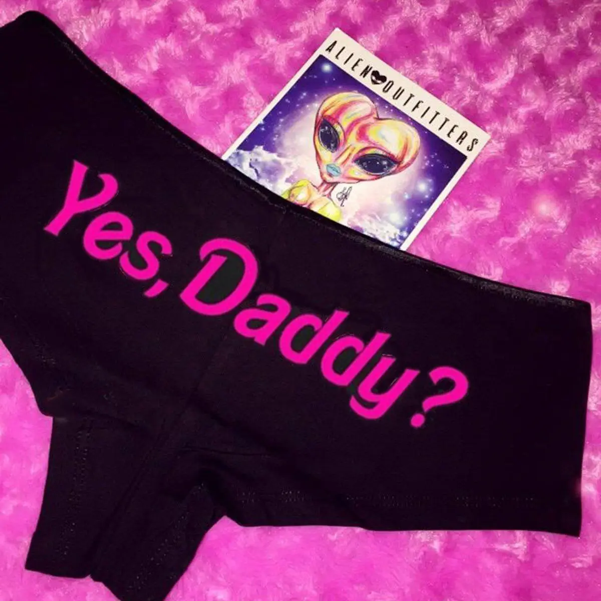 Для женщин Yes Daddy? Трусики, трусы, бесшовное нижнее белье, трусы, женские трусики с буквенным принтом, нижнее белье, трусики - Цвет: Синий