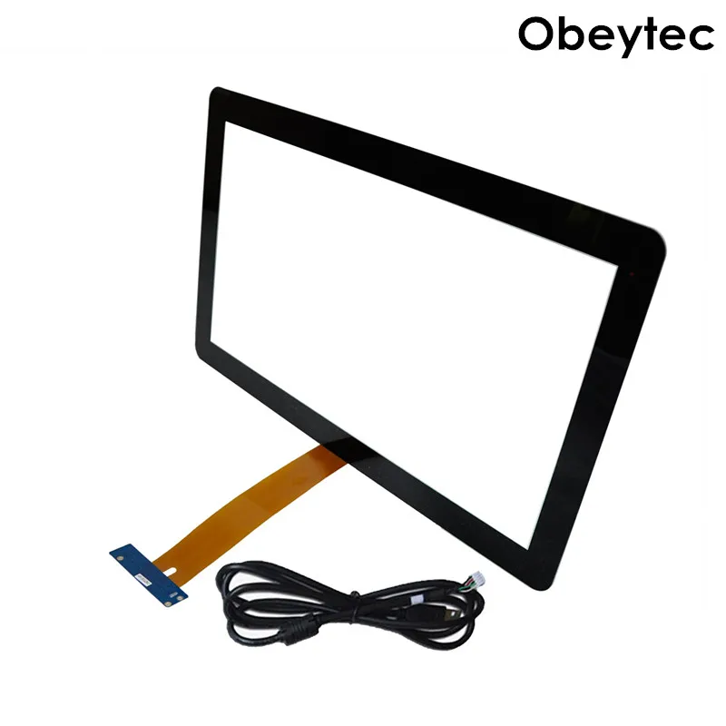 Obeytec 12," Проекционный емкостный сенсорный экран, Plug and play, широкий экран, USB контроллер, 10 точек касания