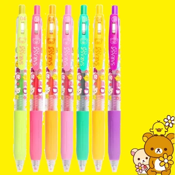 

1PC Japan Zebra SARASA Rilakkuma Cartoon 0.4mm Gel Pen Smooth Colorful Neutral Journal Student Supplies Kawaii