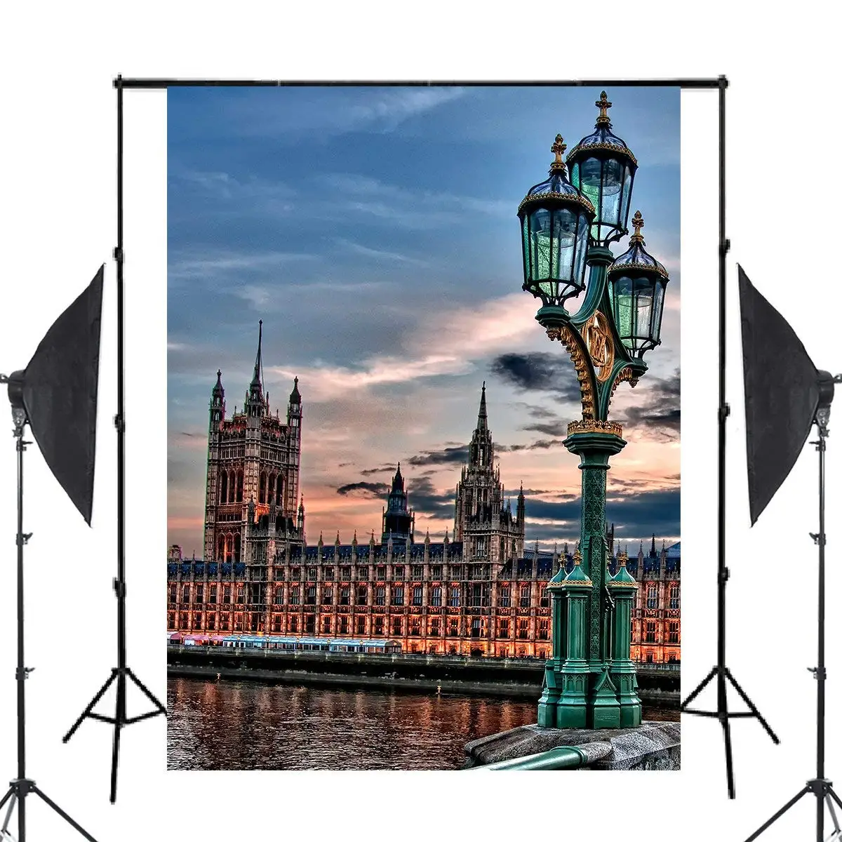 5x7ft Англия Биг Бен фото фон Британский логотип архитектурный мост Фотофон для