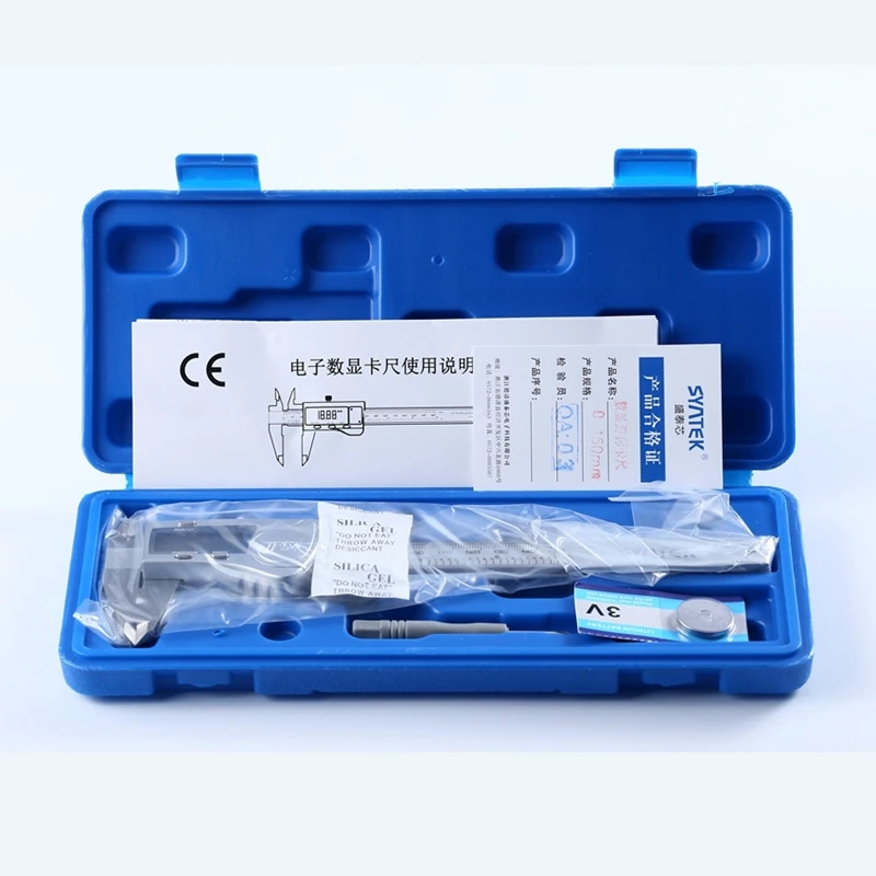 Штангенциркуль с цифровым дисплеем из нержавеющей стали 150 мм - отзывы